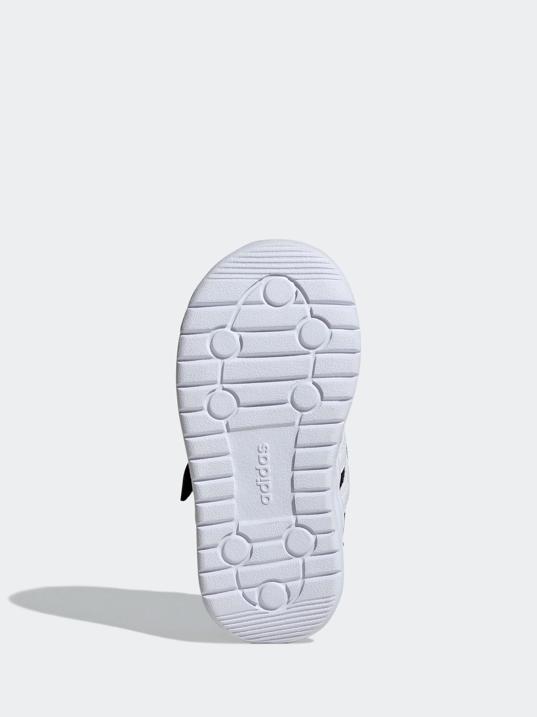 adidas Black/White Run 70s 2.0 Hook and Loop Infant Trainers image 8