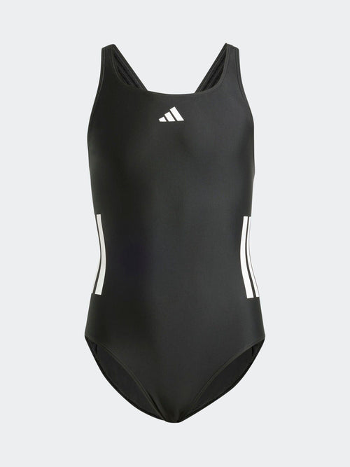 Dsiney Kidz - adidas Black 3-Stripes C-Back Kids Swimsuit image 1