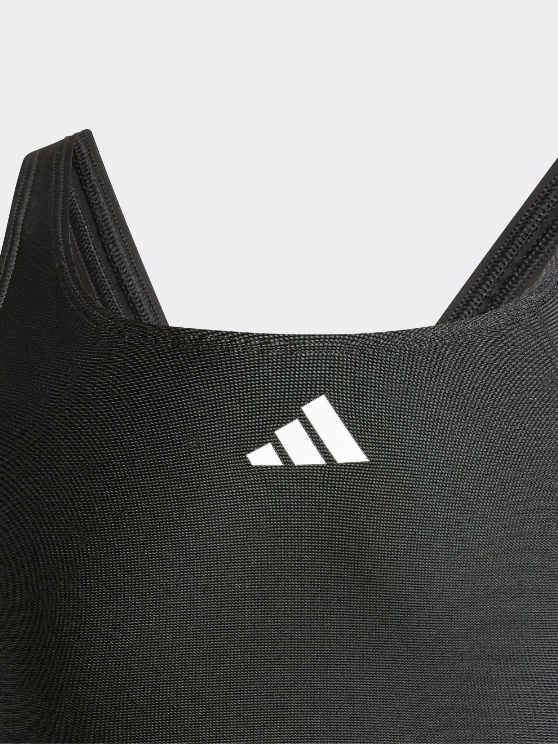 Dsiney Kidz - adidas Black 3-Stripes C-Back Kids Swimsuit image 3