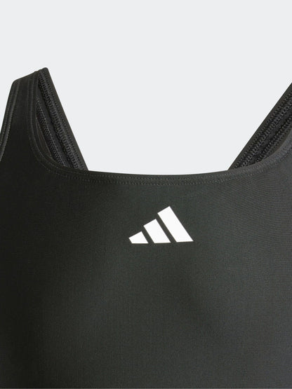 Dsiney Kidz - adidas Black 3-Stripes C-Back Kids Swimsuit image 3