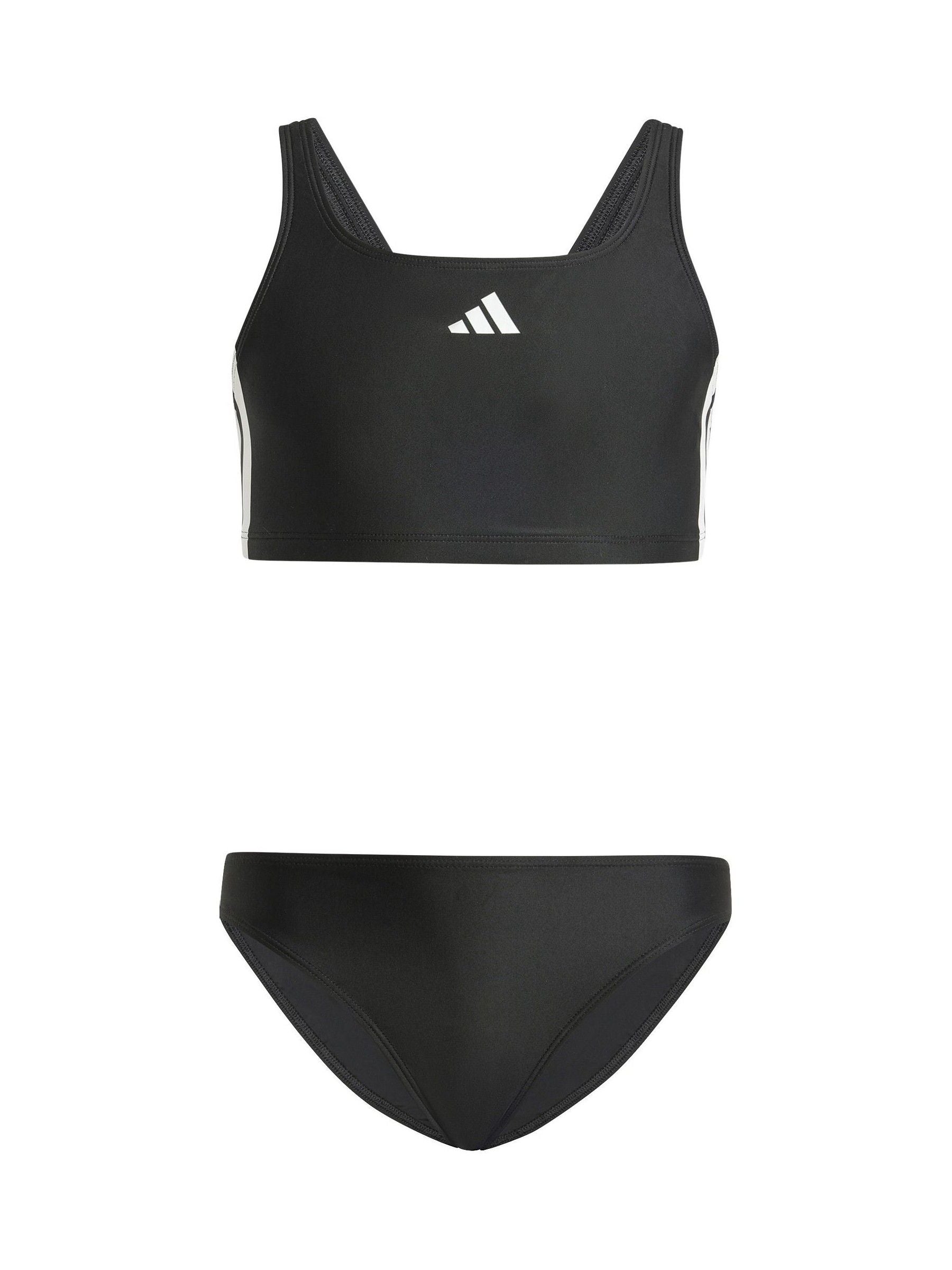 Dsiney Kidz - adidas Black 3-Stripes V-Back Kids Bikini image 1