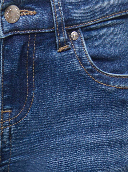 Dsiney Kidz - ONLY KIDS Blue Low Waist Flared Jeans With Back Pocket Detail And Stretch image 5