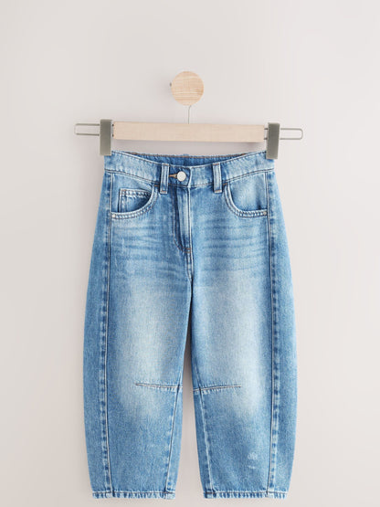 Dsiney Kidz - Mid Blue Denim Volume Barrel Jeans (3-16yrs) image 5