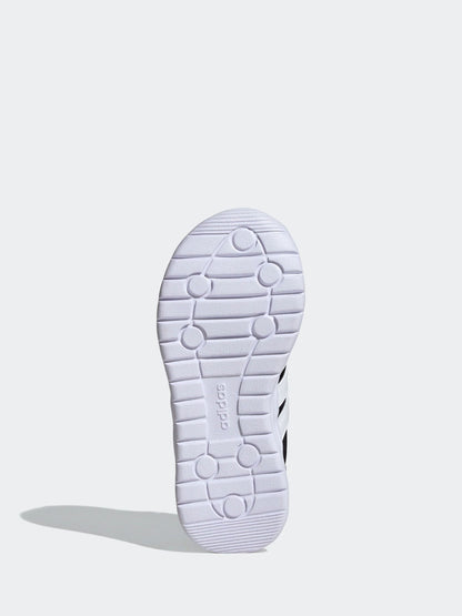 adidas Black/White Run 70s 2.0 Hook and Loop Kids Trainers image 8