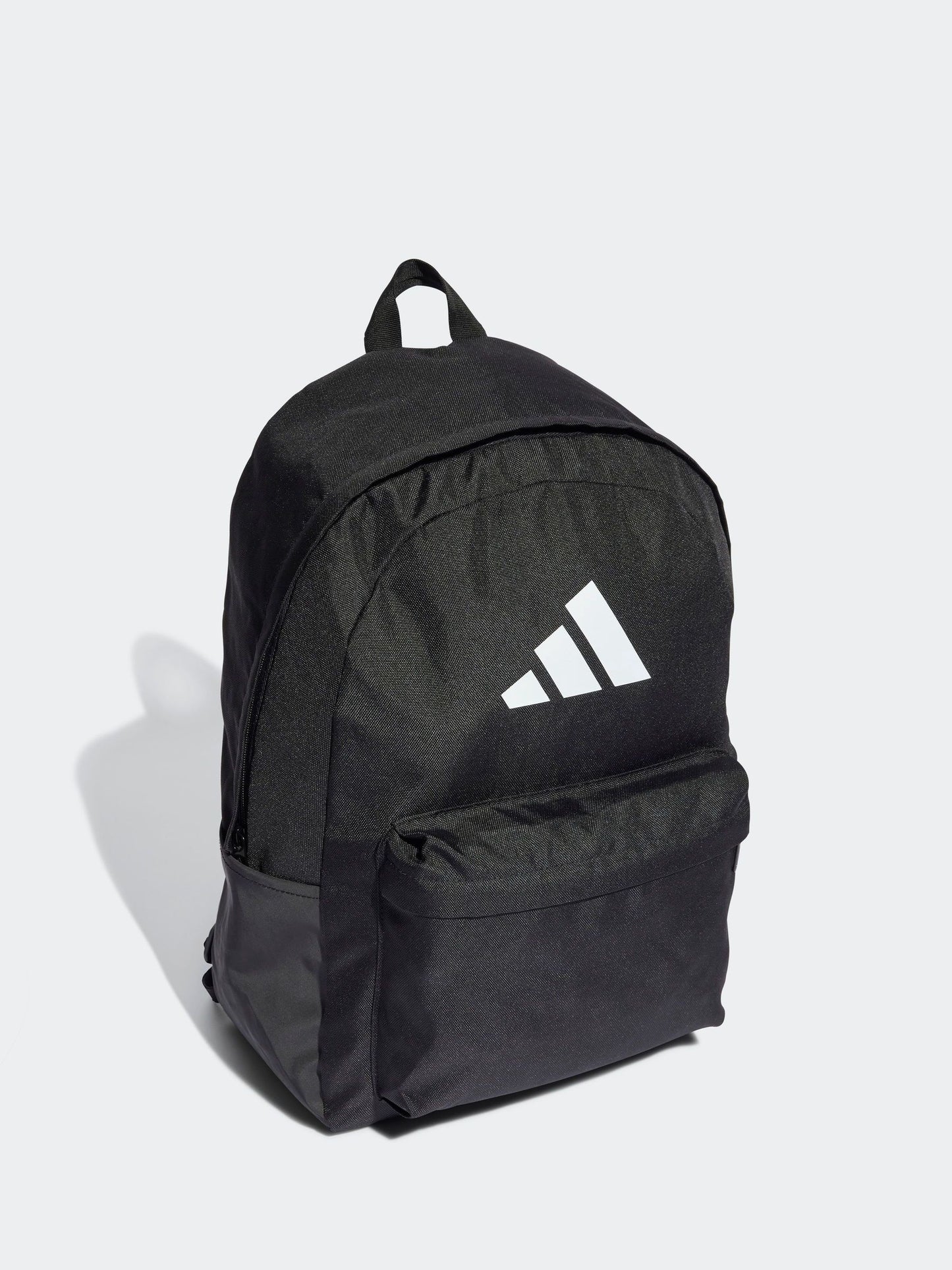 adidas Black Chrome Classic 3 Bar Logo Backpack image 1