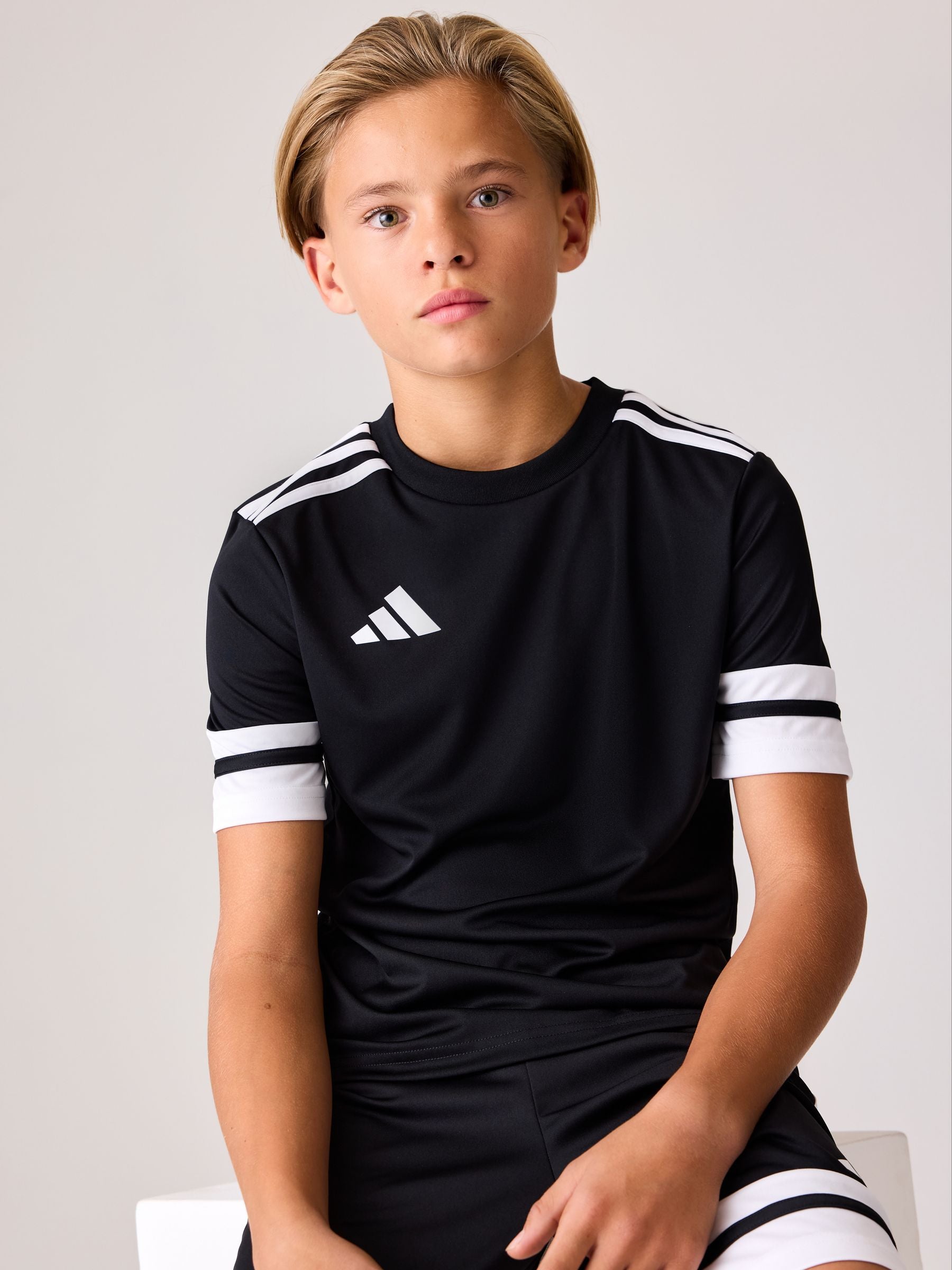 Dsiney Kidz - adidas Black/White Squadra 25 Kids Jersey image 5
