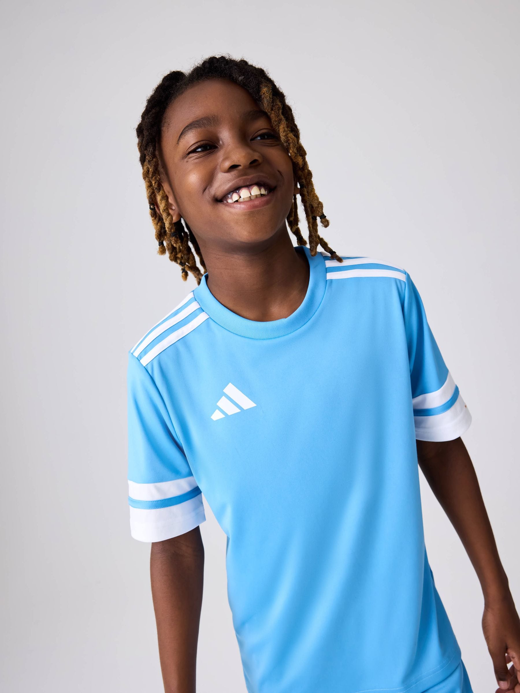 Dsiney Kidz - adidas Light Blue Squadra 25 Kids Jersey image 3