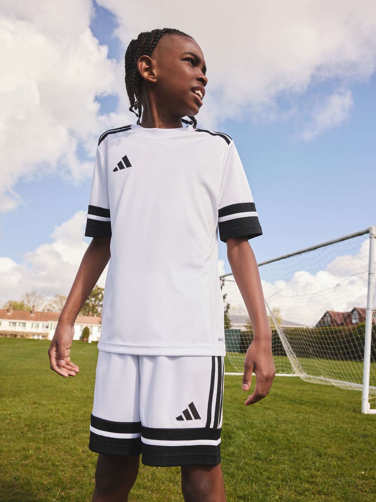 Dsiney Kidz - adidas White/Black Squadra 25 Kids Jersey image 1