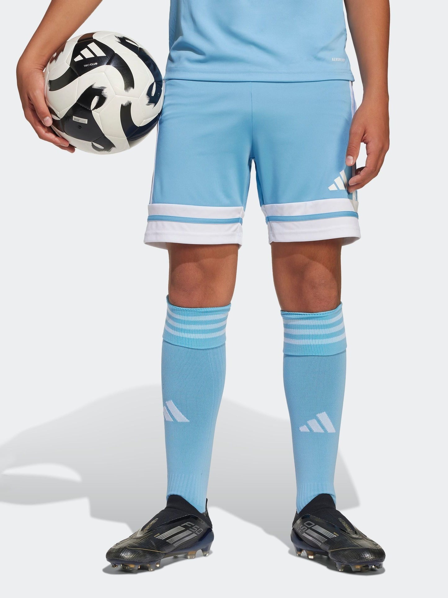 Dsiney Kidz - adidas Light Blue Squadra 25 Kids Shorts image 1