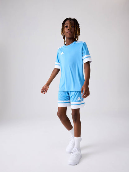 Dsiney Kidz - adidas Light Blue Squadra 25 Kids Shorts image 5