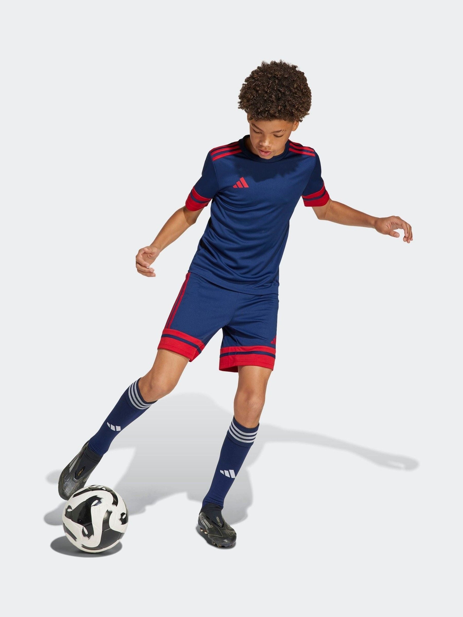 Dsiney Kidz - adidas Navy/Red Squadra 25 Kids Shorts image 2