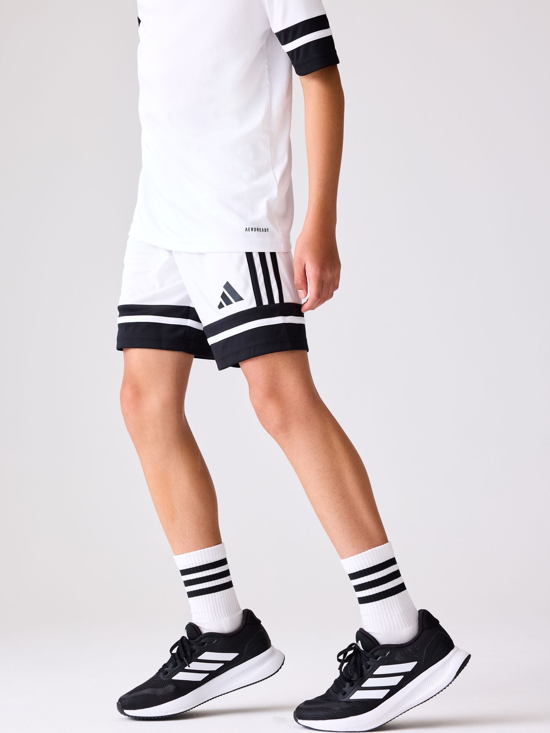 Dsiney Kidz - adidas White Squadra 25 Kids Shorts image 3