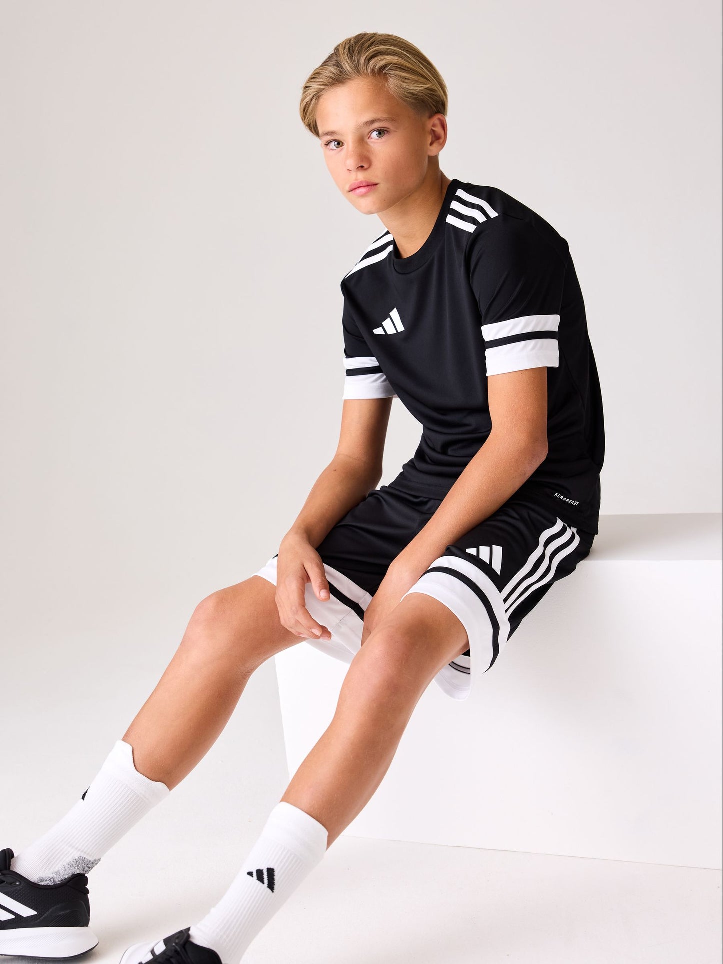 Dsiney Kidz - adidas Black/White Squadra 25 Kids Shorts image 1
