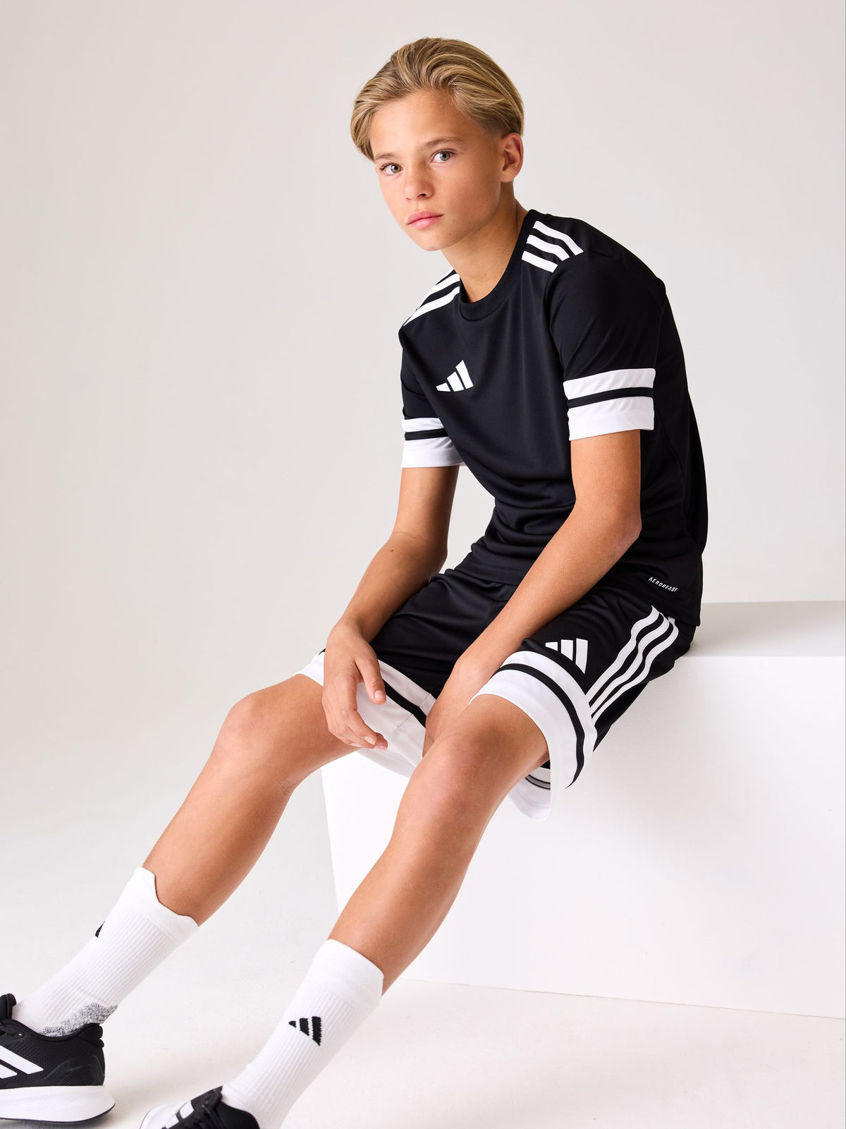 Dsiney Kidz - adidas Black/White Squadra 25 Kids Shorts image 1