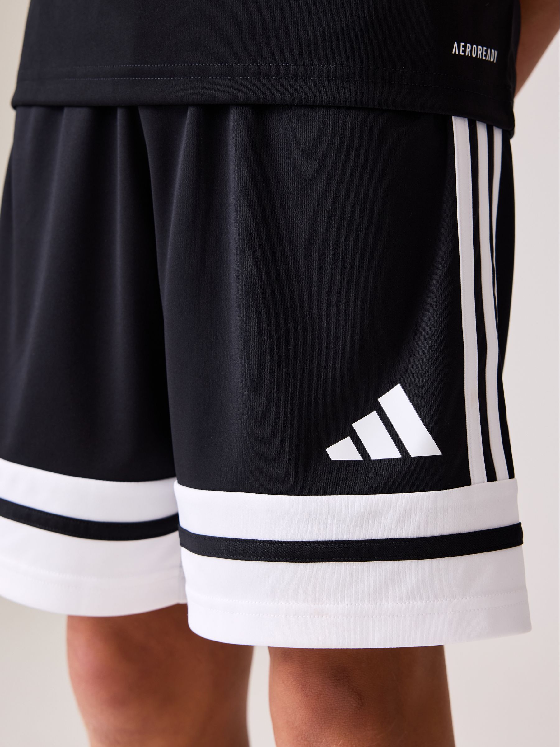Dsiney Kidz - adidas Black/White Squadra 25 Kids Shorts image 3
