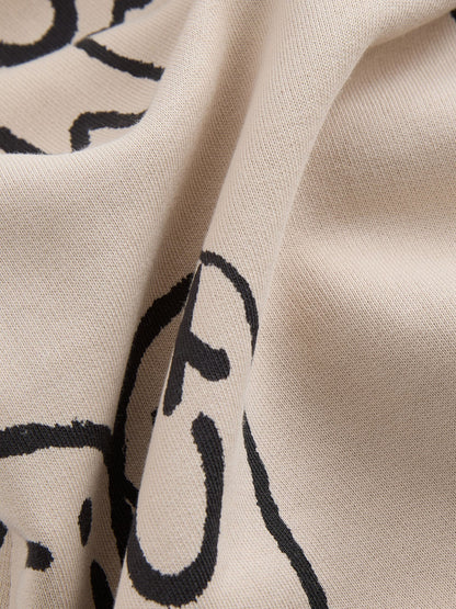 Stone Graffiti Drippy Smile Graphic Hoodie (3-16yrs)