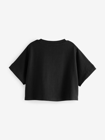 Dsiney Kidz - Black Boxy T-Shirt (3-16yrs) image 3