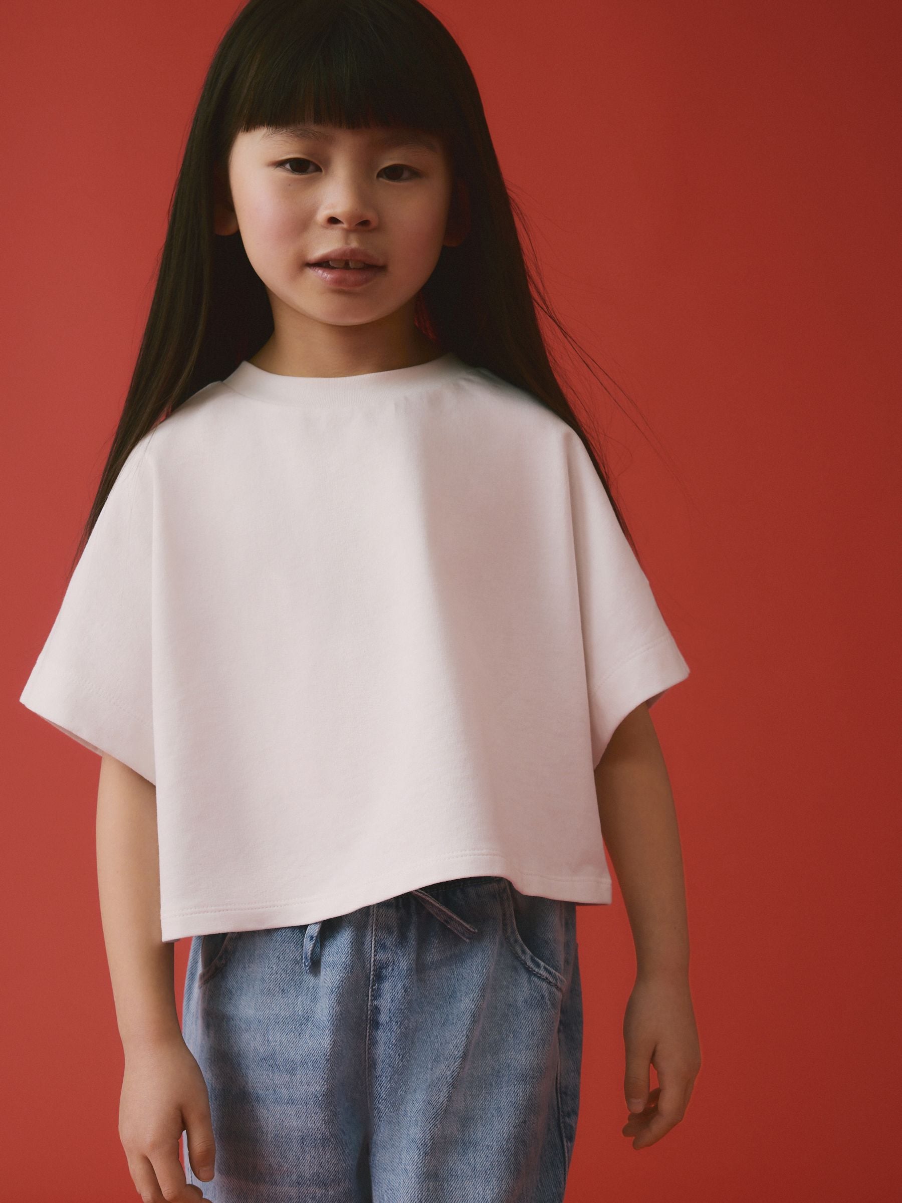Dsiney Kidz - White Boxy T-Shirt (3-16yrs) image 1