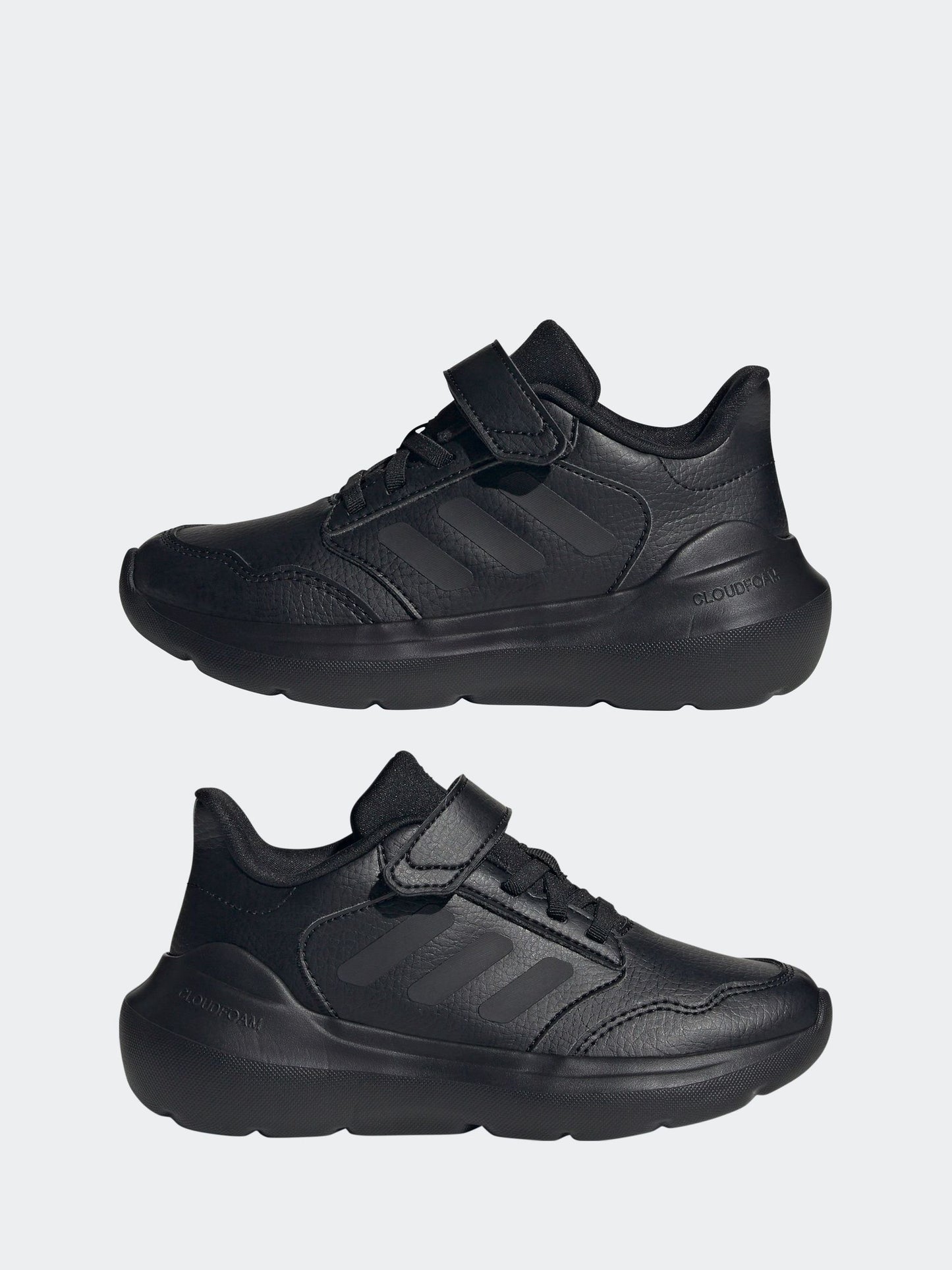 adidas Black Hook and Loop Tensaur Run 3.0 Junior Trainers image 3