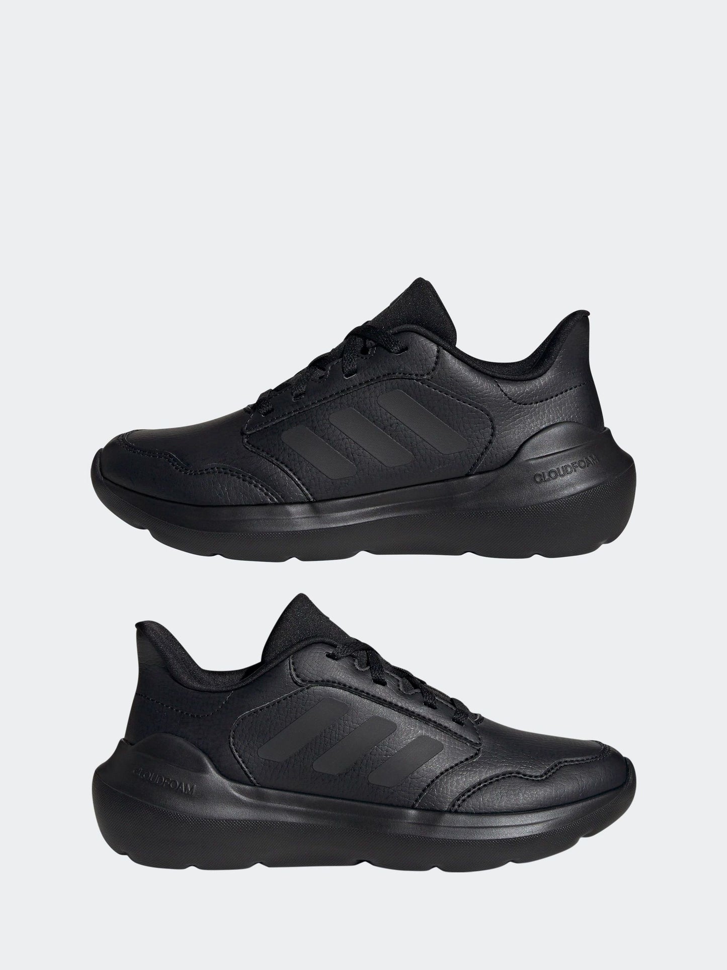 adidas Black Lace Up Tensaur Run 3.0 Junior Trainers image 3