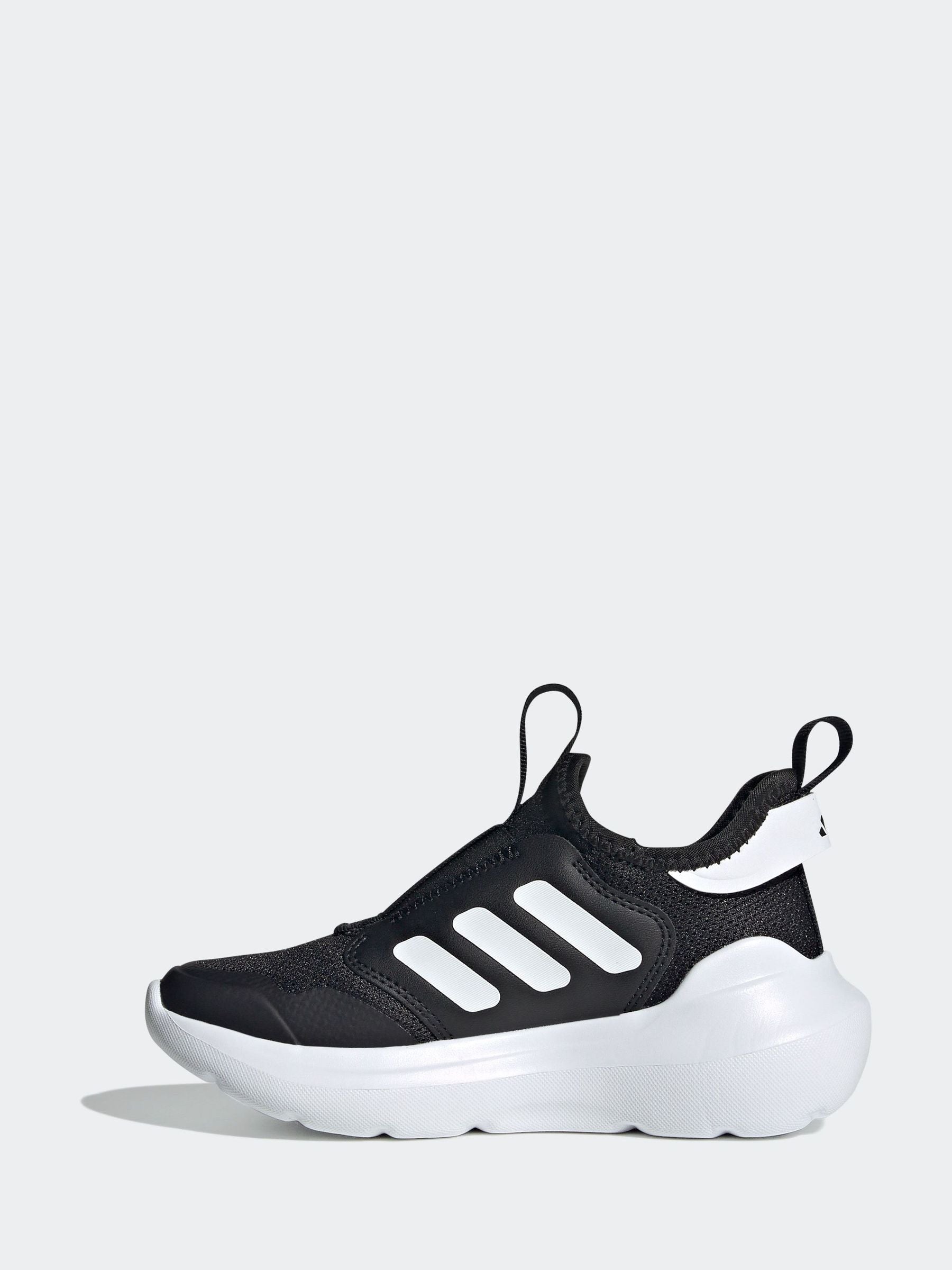 adidas Black/White Tensaur Comfort Kids Trainers image 2