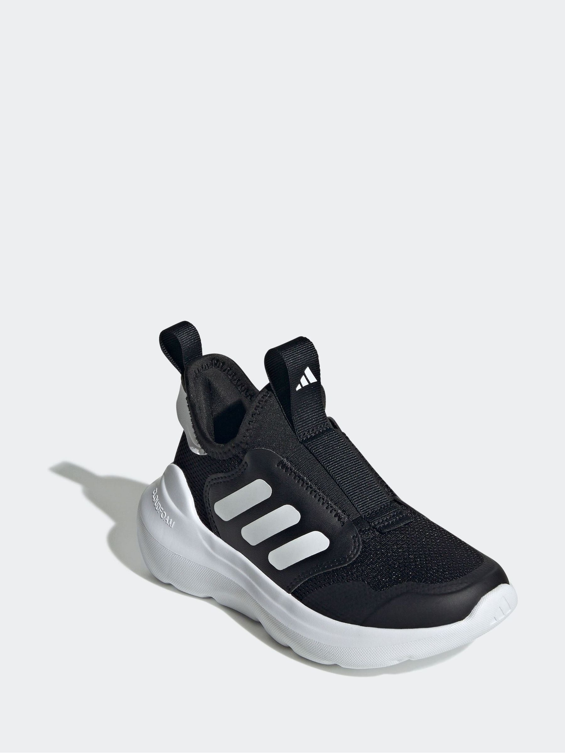 adidas Black/White Tensaur Comfort Kids Trainers image 3
