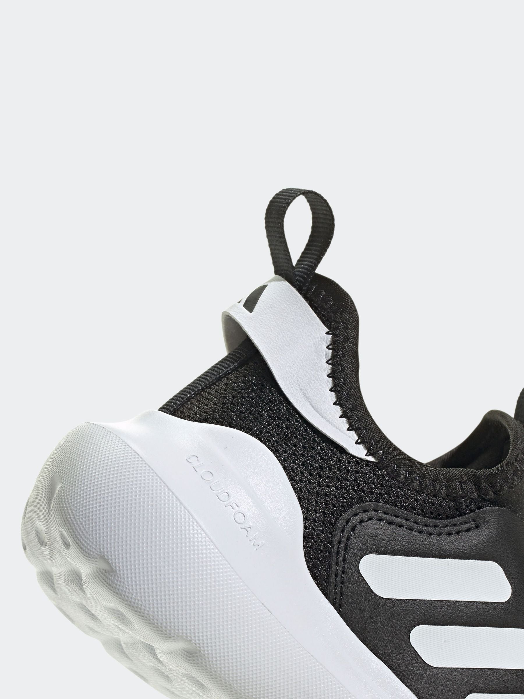 adidas Black/White Tensaur Comfort Kids Trainers image 8