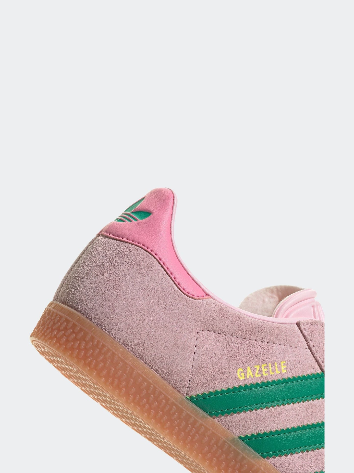 adidas Originals Pink/Green Junior Gazelle Trainers image 8