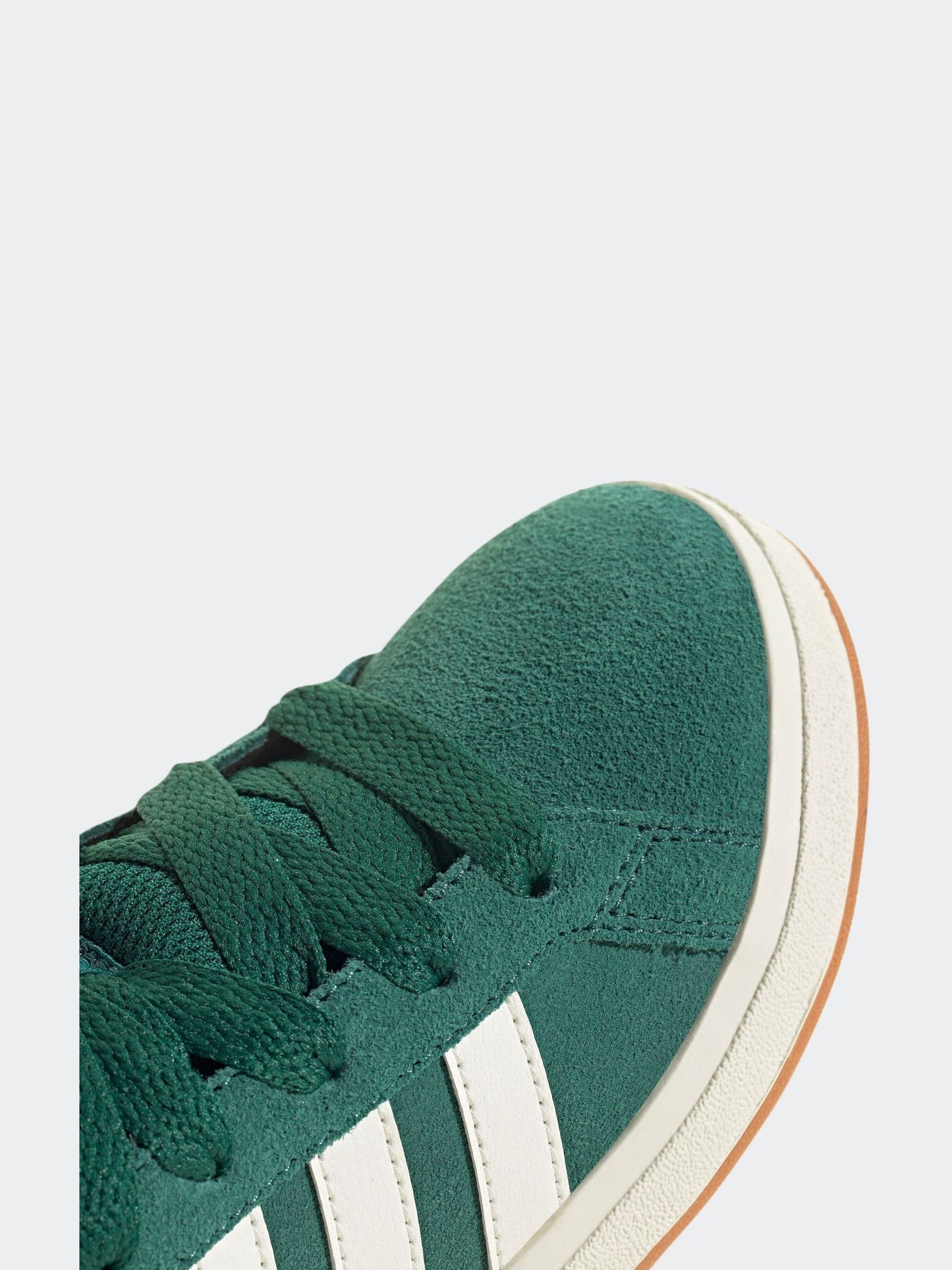 adidas Green Grand Court 00s Suede Lace Kids Trainers image 10