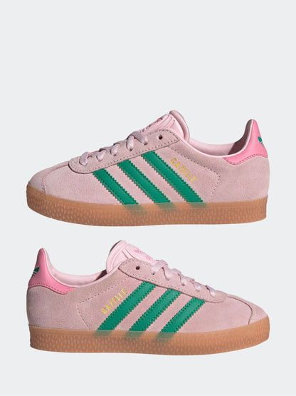 adidas Originals Light Pink Gazelle Kids Trainers image 5