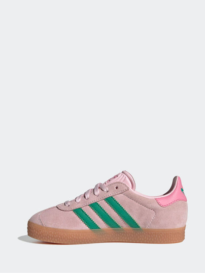 adidas Originals Light Pink Gazelle Kids Trainers image 10