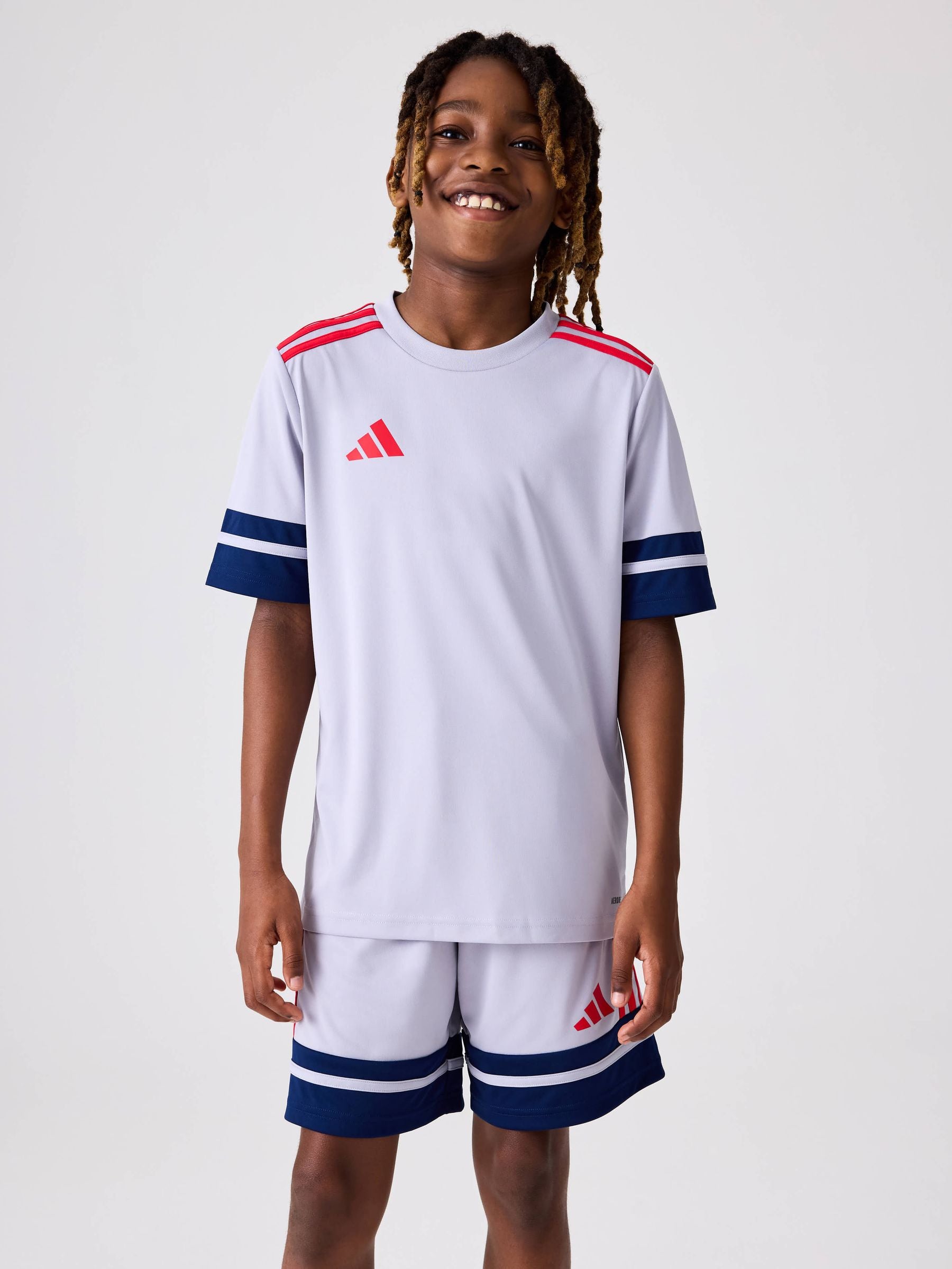 Dsiney Kidz - adidas Grey Light Squadra 25 Kids Jersey image 1