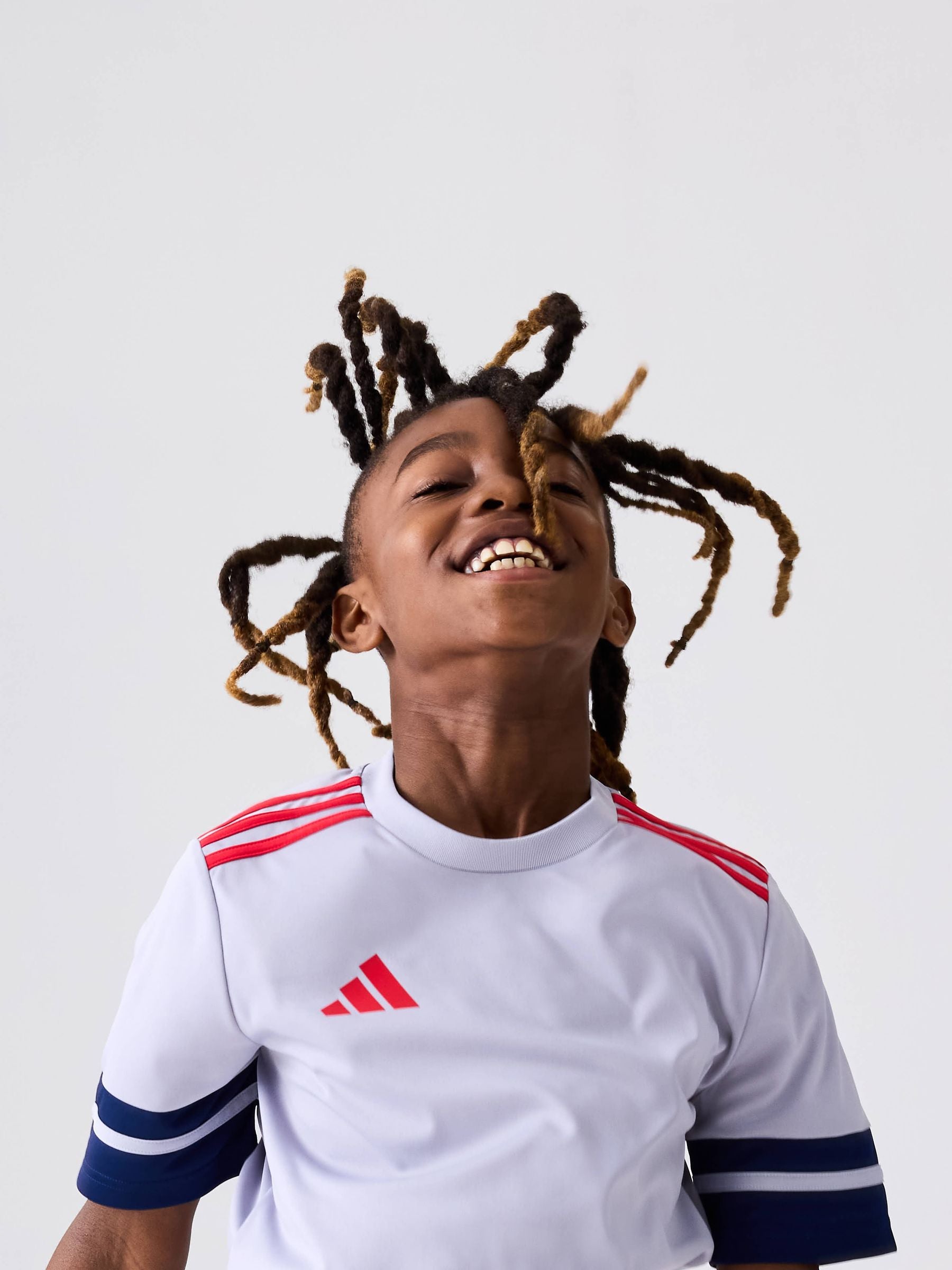 Dsiney Kidz - adidas Grey Light Squadra 25 Kids Jersey image 4