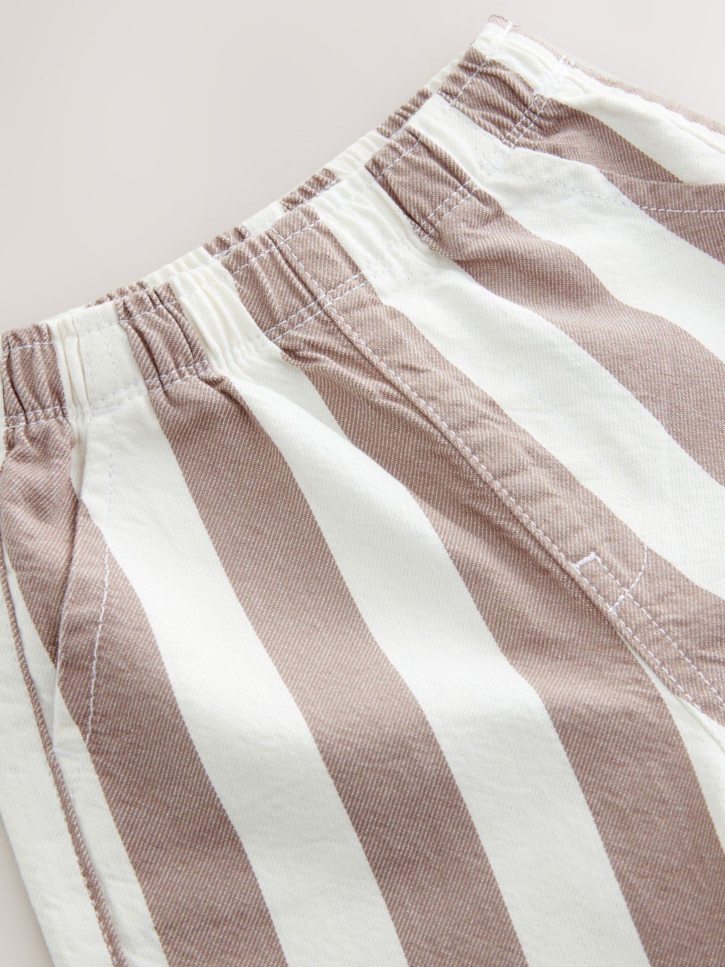 Dsiney Kidz - Neutral/Ecru Stripe Pull On Wide Trousers (3mths-7yrs) image 7