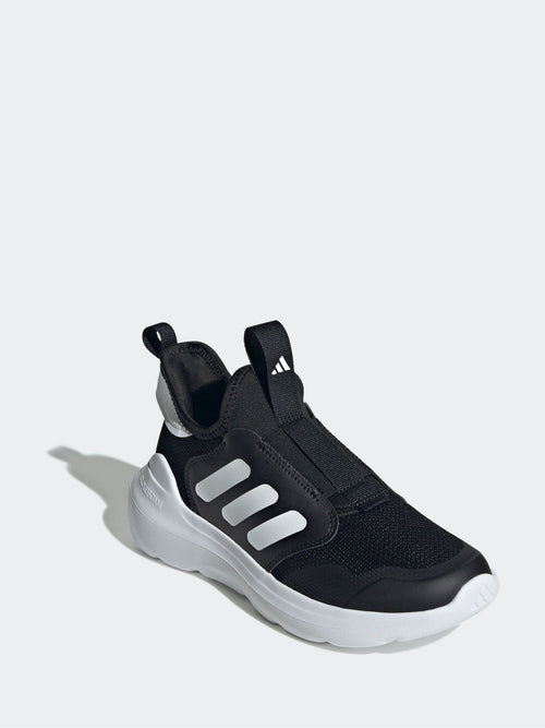 adidas Black/White Tensaur Comfort Slip On Junior Trainers image 1