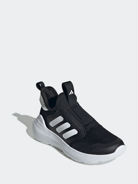 adidas Black/White Tensaur Comfort Slip On Junior Trainers image 1