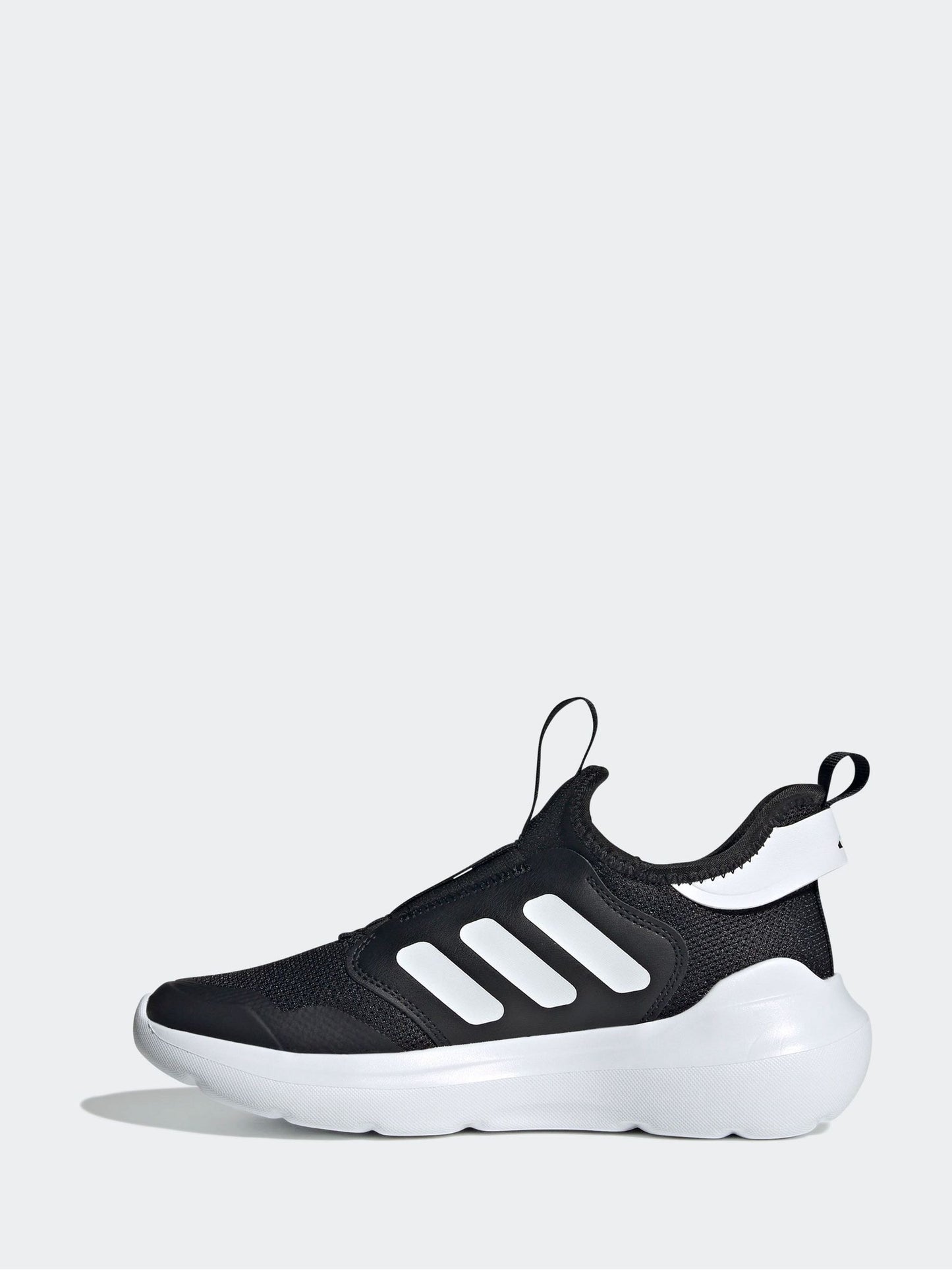 adidas Black/White Tensaur Comfort Slip On Junior Trainers image 3