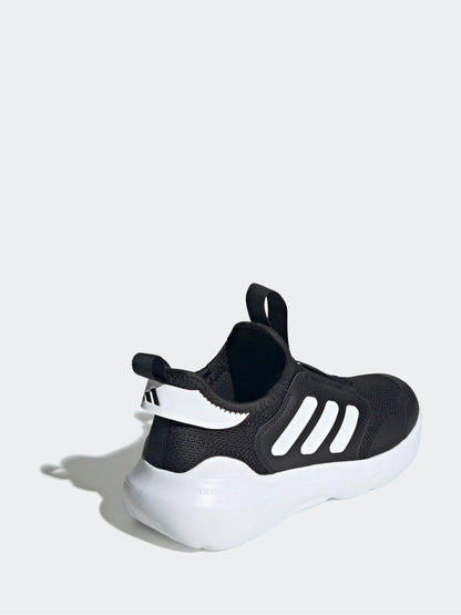adidas Black/White Tensaur Comfort Slip On Junior Trainers image 4