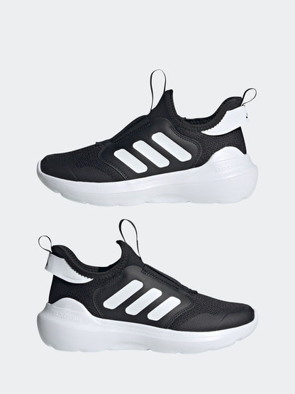 adidas Black/White Tensaur Comfort Slip On Junior Trainers image 5