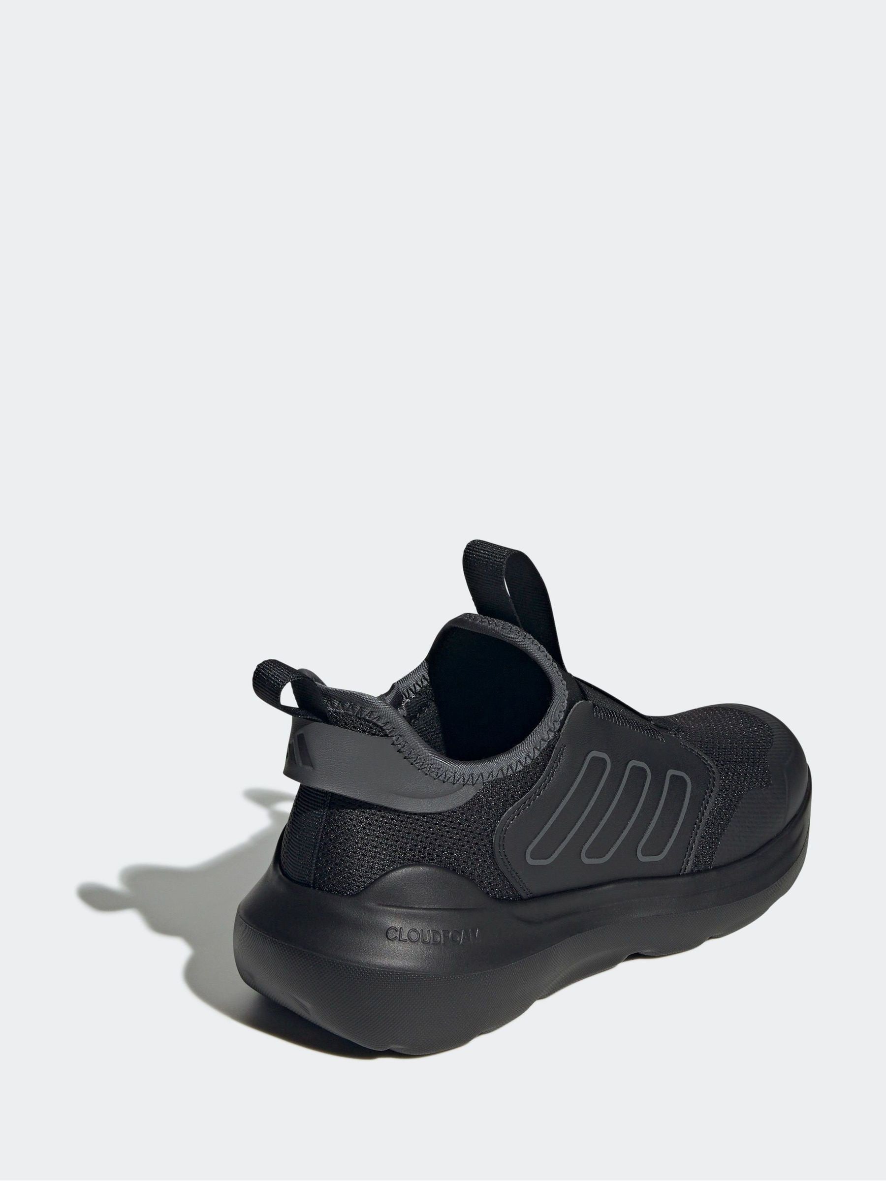 adidas Black Tensaur Comfort Slip On Junior Trainers image 4