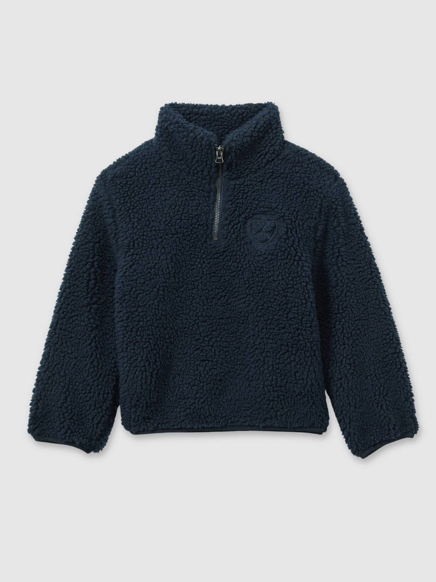 Dsiney Kidz - Reiss Navy Dalton Logo Embroidered Fleece Sweatshirt image 2