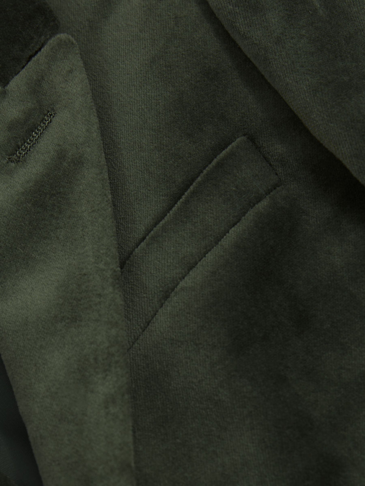 Dsiney Kidz - Reiss Sage Green Apsara 9-13 yrs Velvet Single Breasted Blazer image 3