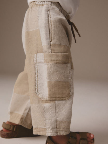 Stone Patchwork Side Pocket Wide Trousers (3mths-7yrs) image 4