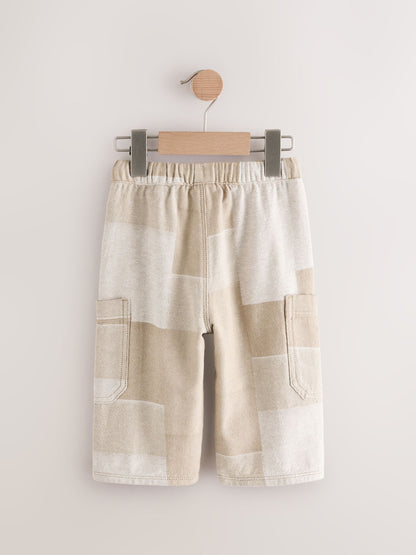 Stone Patchwork Side Pocket Wide Trousers (3mths-7yrs) image 6