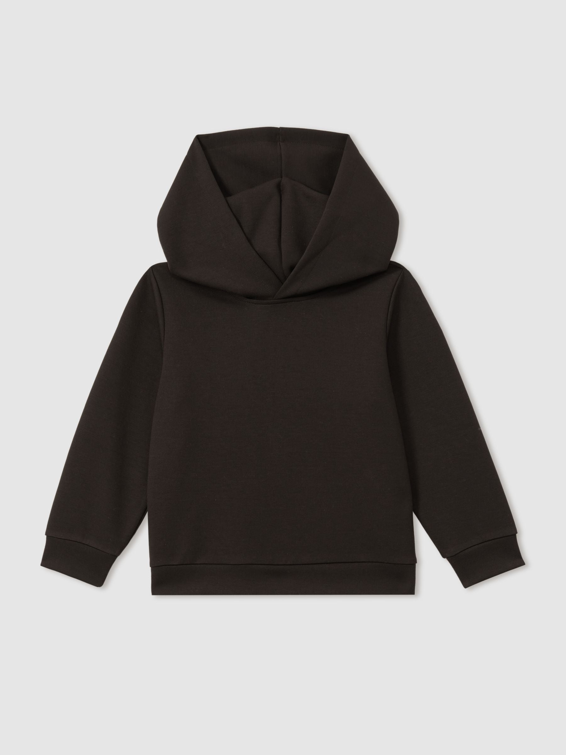 Dsiney Kidz - Reiss Chocolate Brown Fabien 3-9 yrs Interlock Jersey Hoodie image 2