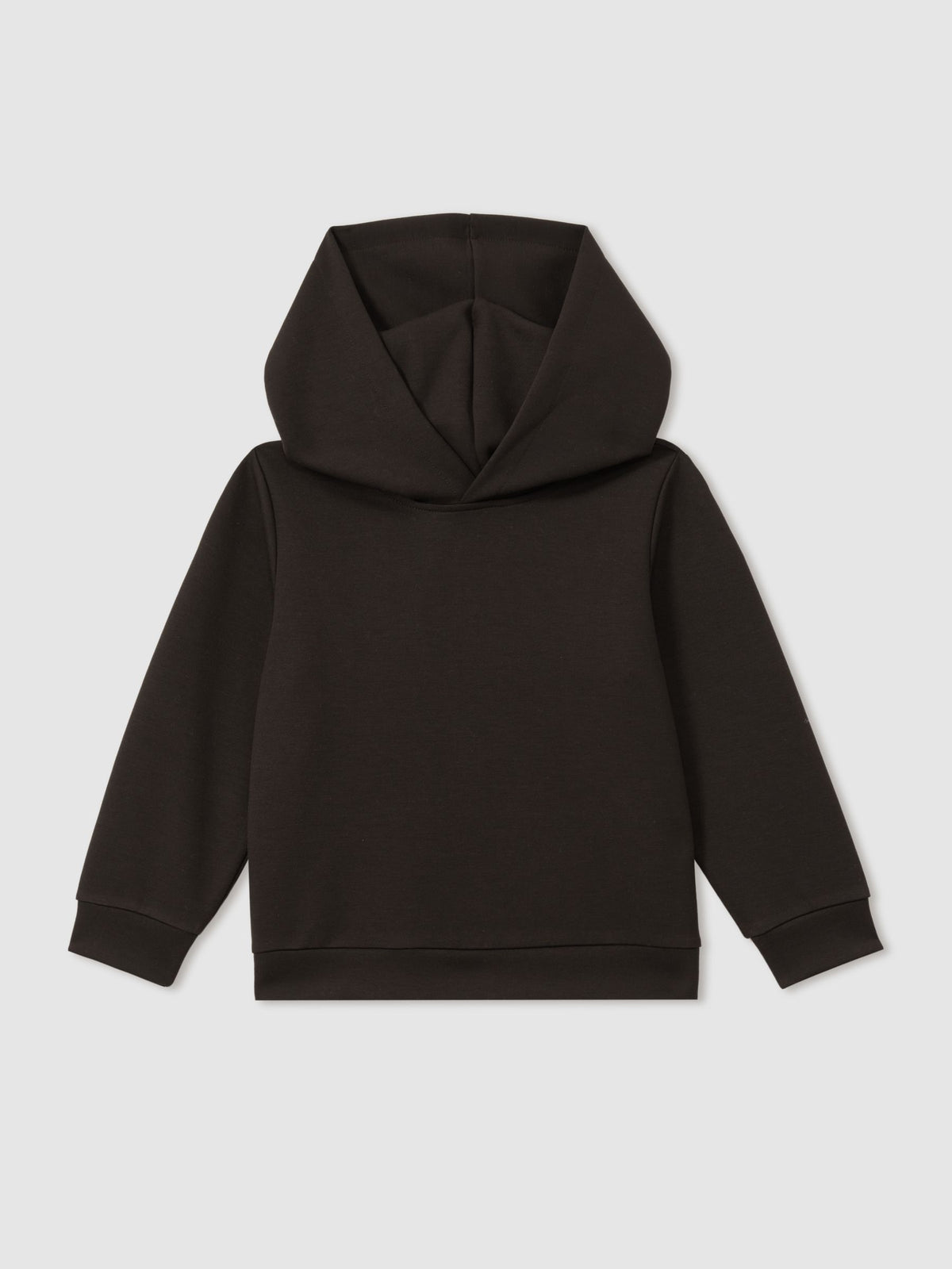 Dsiney Kidz - Reiss Chocolate Brown Fabien 3-9 yrs Interlock Jersey Hoodie image 2