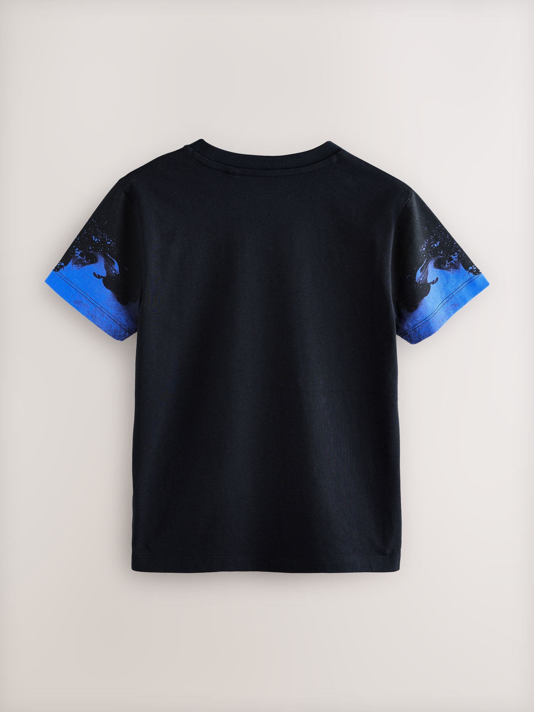 Dsiney Kidz - Black/Orange Dragon Regular Fit Short Sleeve All-Over Print T-Shirt (3-16yrs) image 2
