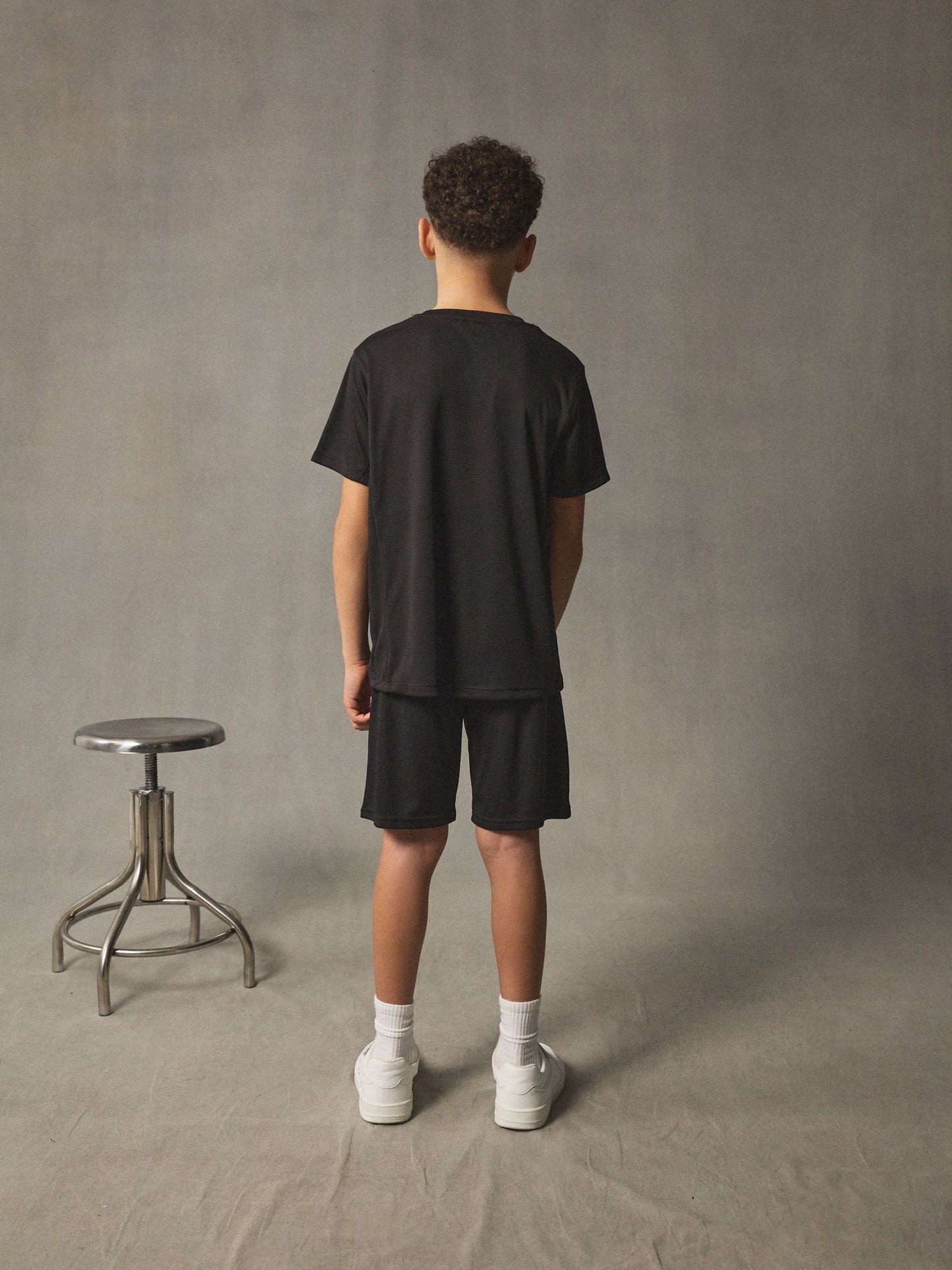Dsiney Kidz - Black Sports T-Shirt and Shorts Set (3-16yrs) image 3