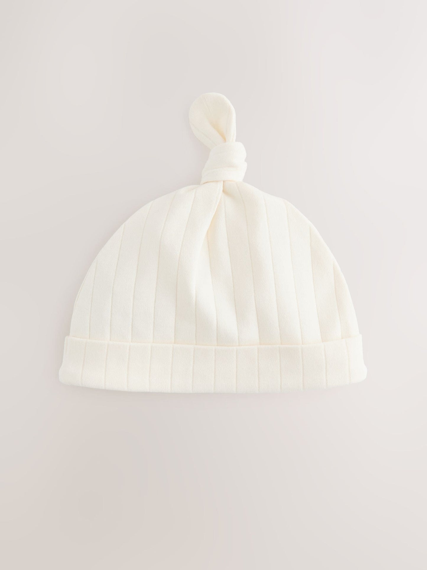 Blue Tie Top 100% Cotton Hats 3 Pack (0-12mths) image 3