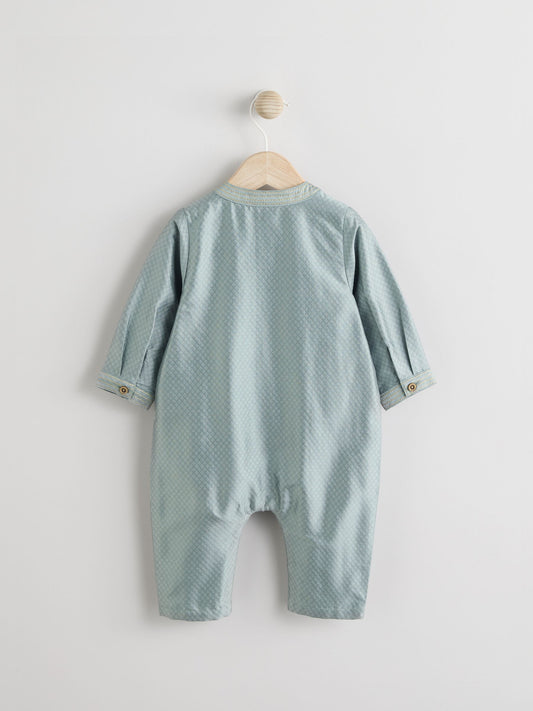 Green Occasion Baby Romper (0mths-2yrs) image 3